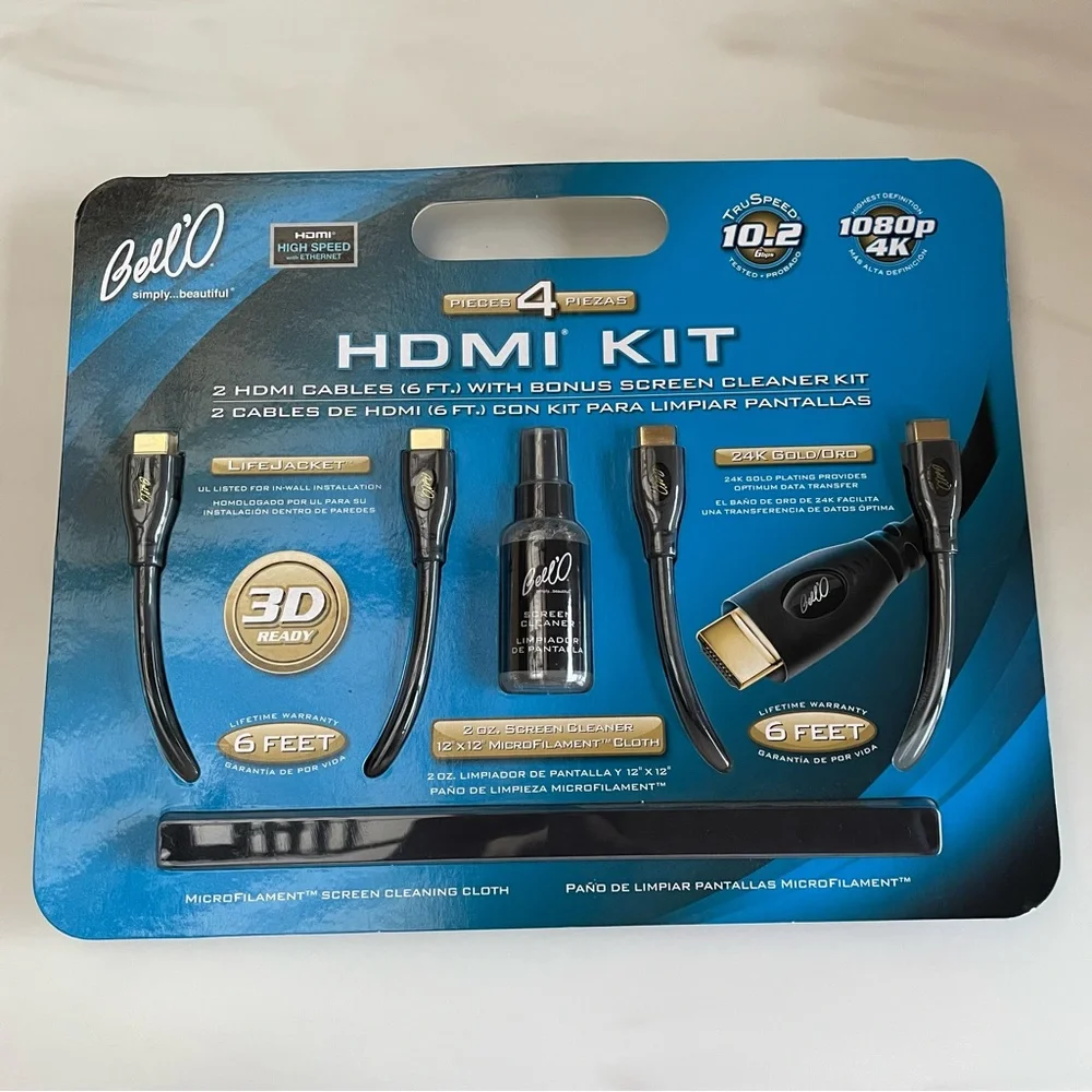NIP 4-piece HDMI kit